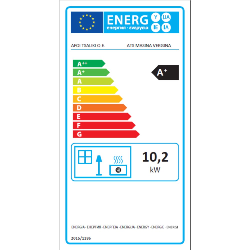 Puuhella Balkan Energy ATS ΜΑSΙΝΑ VERGINA, 10.2kW | Puuhellat |  |
