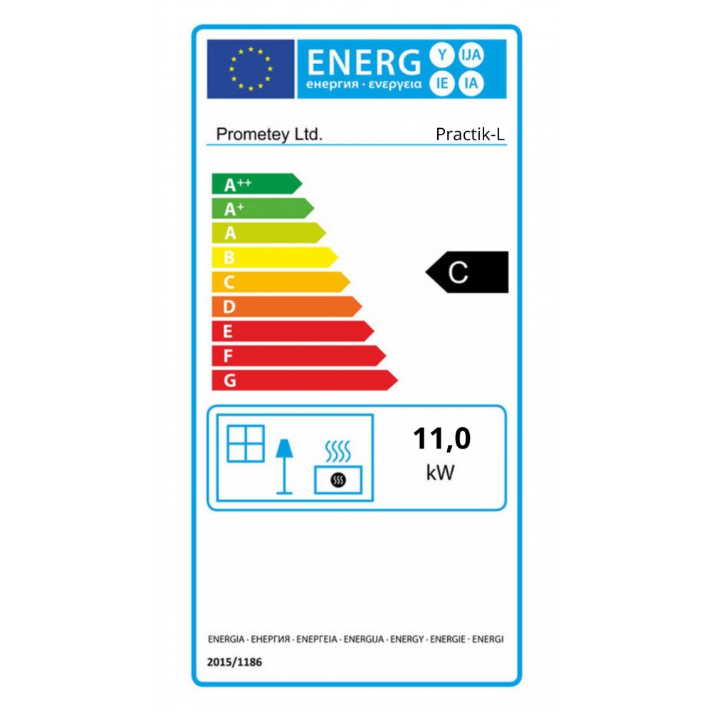 Puuhella Prometey Practik-L, 11kW | Puuhellat |  |