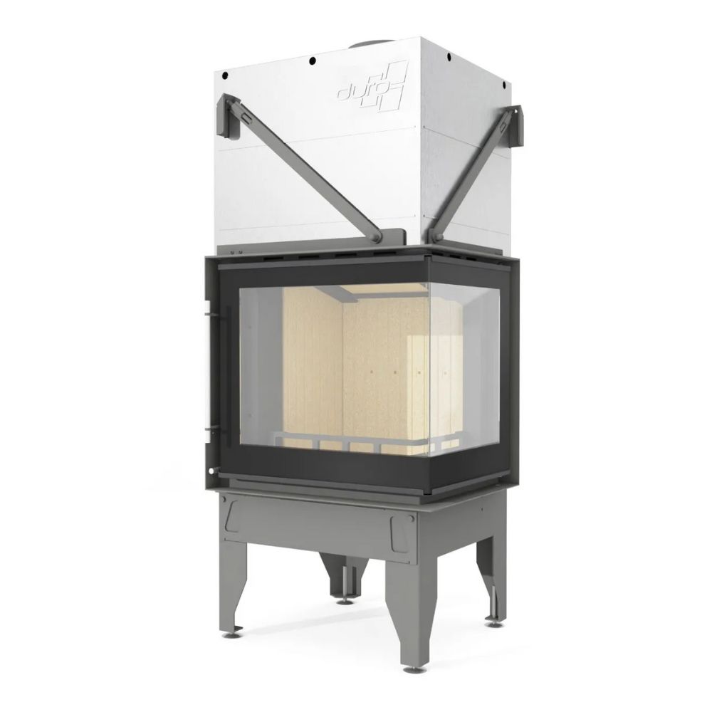 Takkasydän UNIFLAM 660 DURO ilmanjohtoineen ja ilmanotolla, oikea puoli, 10 kW Takkasydän UNIFLAM 660 DURO ilmanjohtoineen ja ilmanotolla, oikea puoli, 10 kW