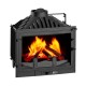 Takkasydän UNIFLAM 700 STANDARD ECO savunventtiilillä ja ilmansyötöllä, 10 kW | Takkasydämet | Takat |