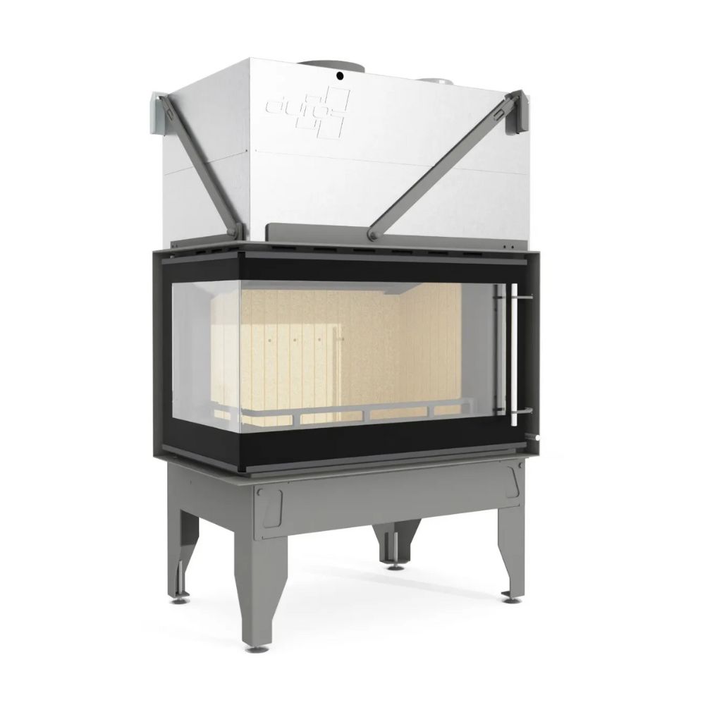 Takkasydän UNIFLAM 860 DURO ilmanjohtoineen ja ilmanotolla, vasen puoli, 14,1 kW Takkasydän UNIFLAM 860 DURO ilmanjohtoineen ja ilmanotolla, vasen puoli, 14,1 kW