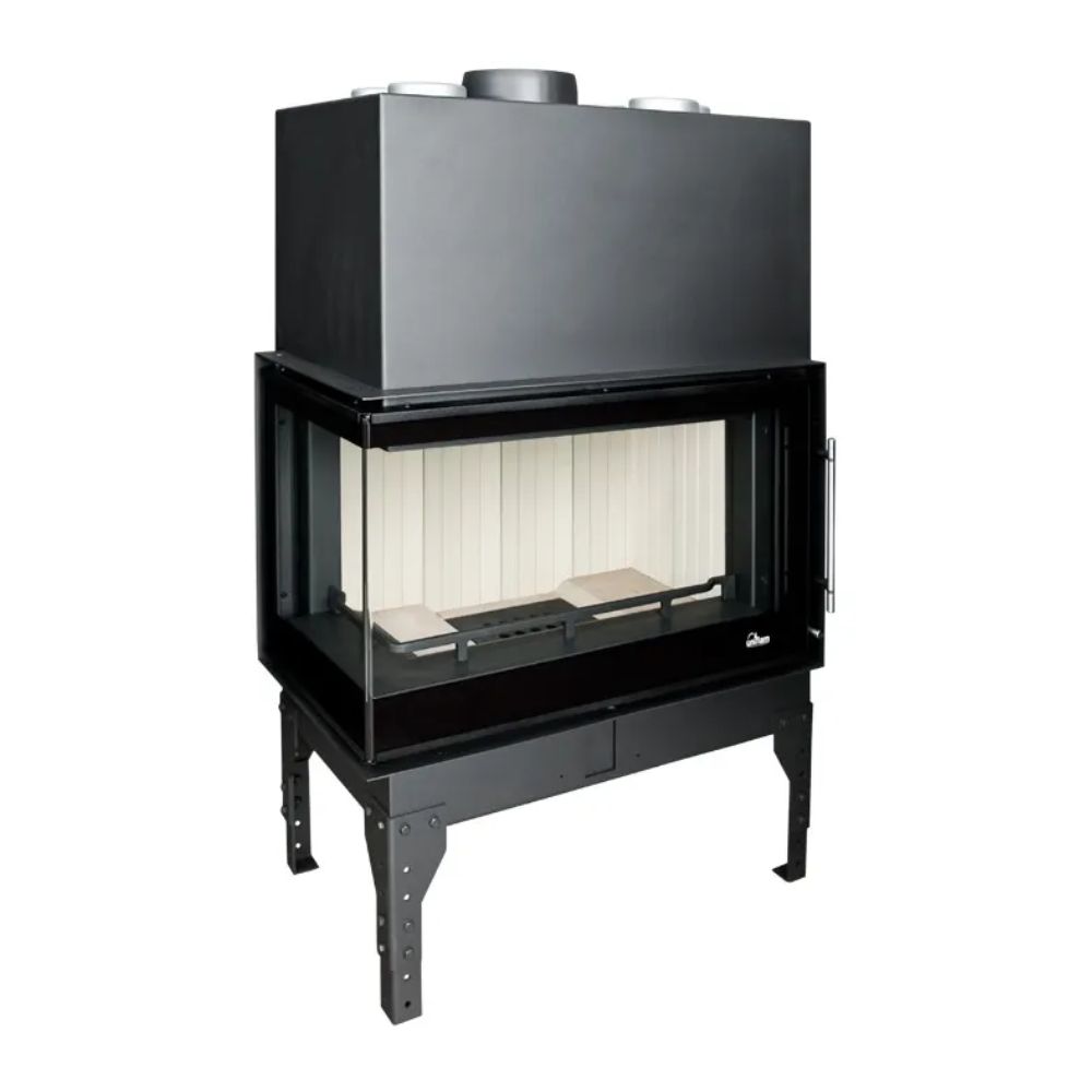 Takkasydän UNIFLAM 860 EVO PBS ilmakanavilla ja ilmanotolla, vasen puoli, 15 kW Takkasydän UNIFLAM 860 EVO PBS ilmakanavilla ja ilmanotolla, vasen puoli, 15 kW