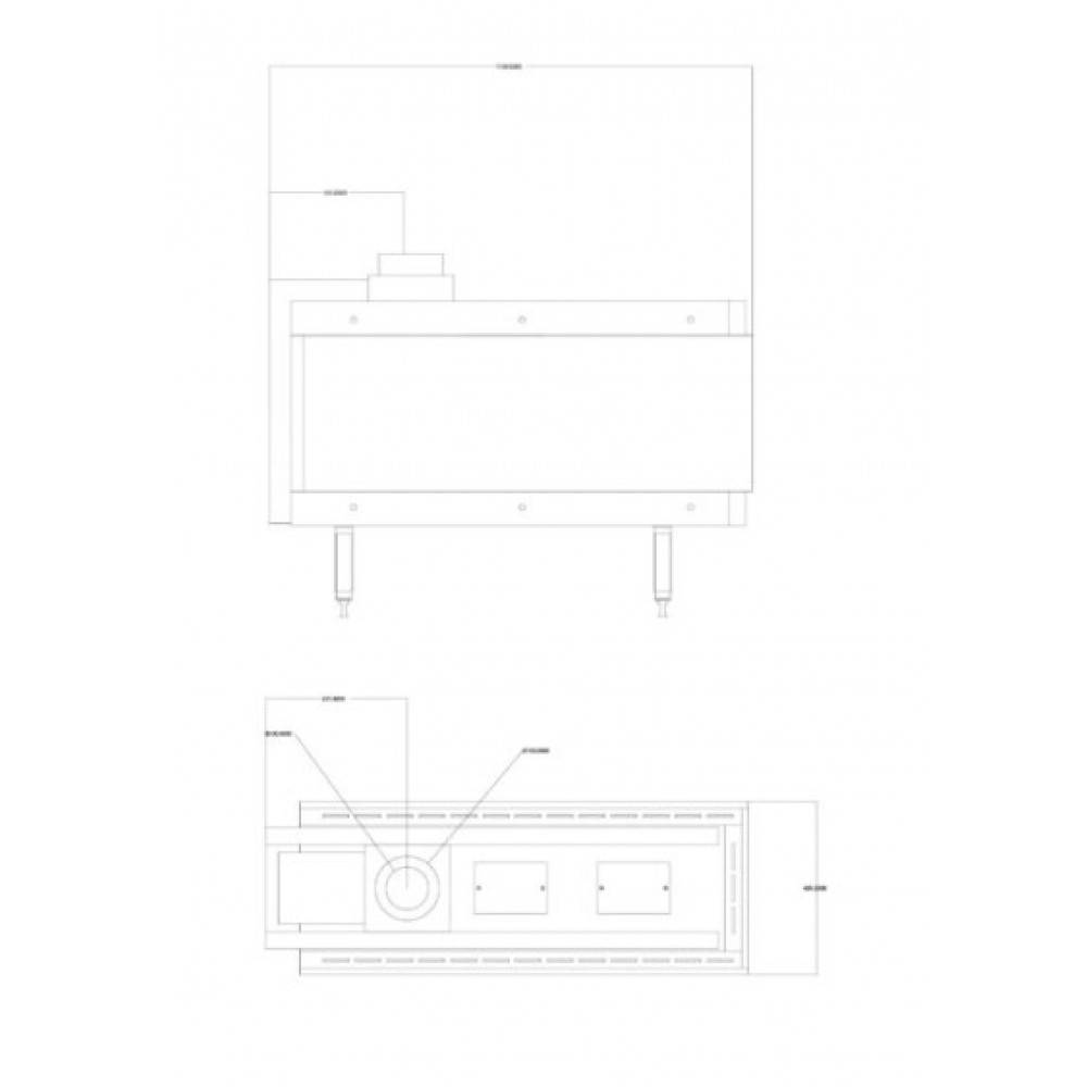 Kaasutakka Balkan Energy GAS 3SIDE 100, 8.2kW - 10.2kW | Kaasutakat | Takat |