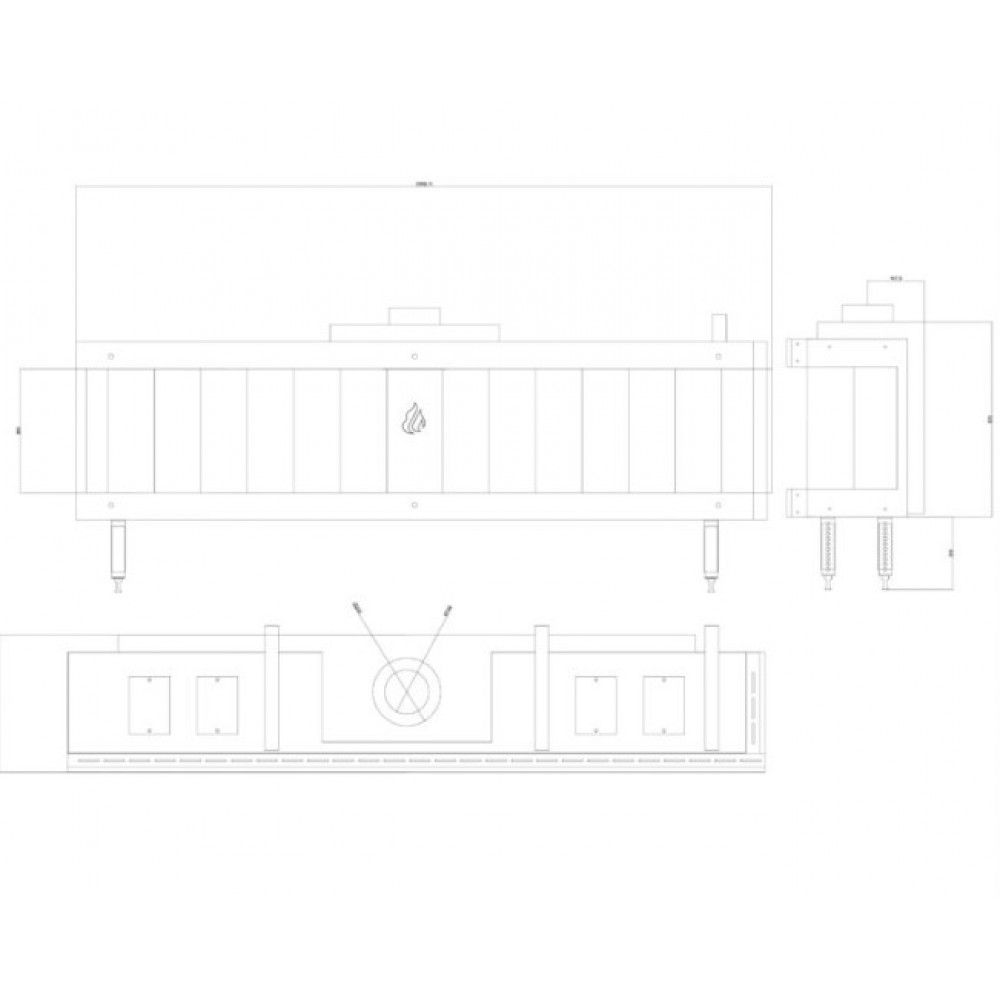 Kaasutakka Balkan Energy GAS CORNER 200, 17kW | Kaasutakat | Takat |