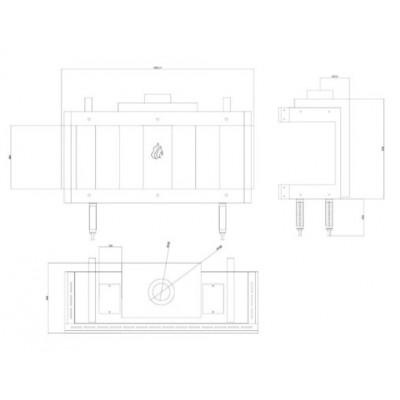 Kaasutakka Balkan Energy GAS PANORAMA 100, 10.2kW - Takat
