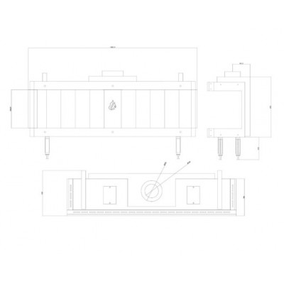 Kaasutakka Balkan Energy GAS PANORAMA 150, 13kW - Takat