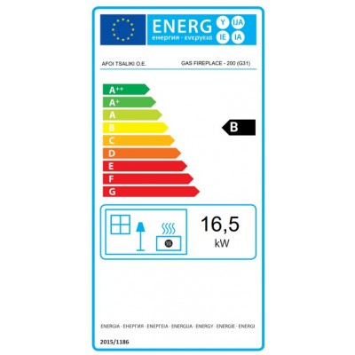 Kaasutakka Balkan Energy GAS TUNNEL 200, 17kW - Takat