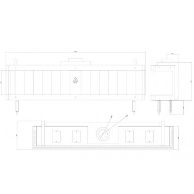 Kaasutakka Balkan Energy GAS PANORAMA 200, 17kW - Takat