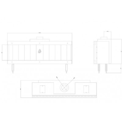 Kaasutakka Balkan Energy GAS STRAIGHT 150, 13kW - Takat