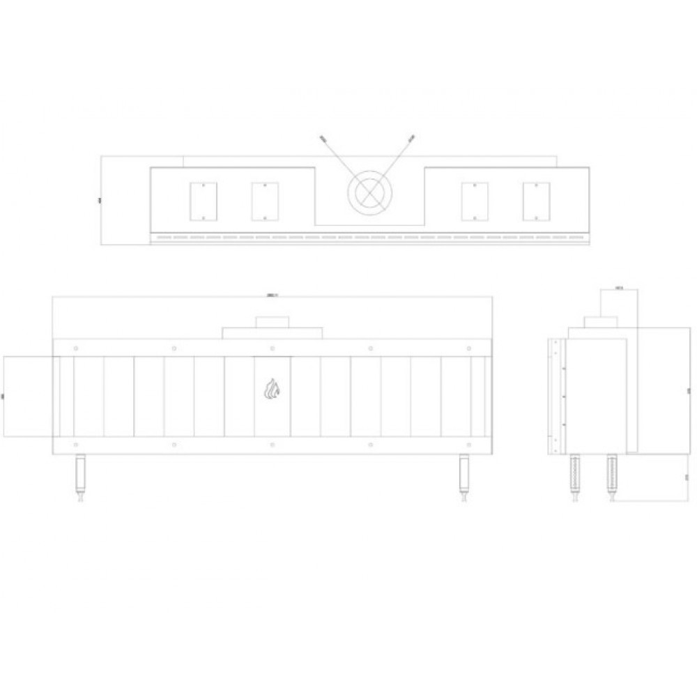 Kaasutakka Balkan Energy GAS STRAIGHT 200, 17kW | Kaasutakat | Takat |