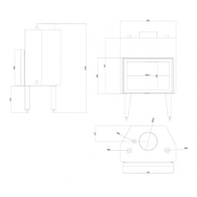 Vesikiertotakkasydän Balkan Energy ATS STABLE HYDRO 700, 24.56kW - Vesikiertotakat