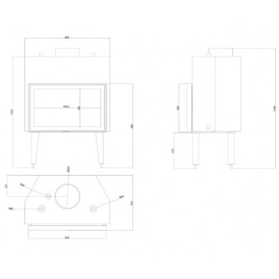Vesikiertotakkasydän Balkan Energy ATS STABLE HYDRO 800, 30.79kW - Vesikiertotakat