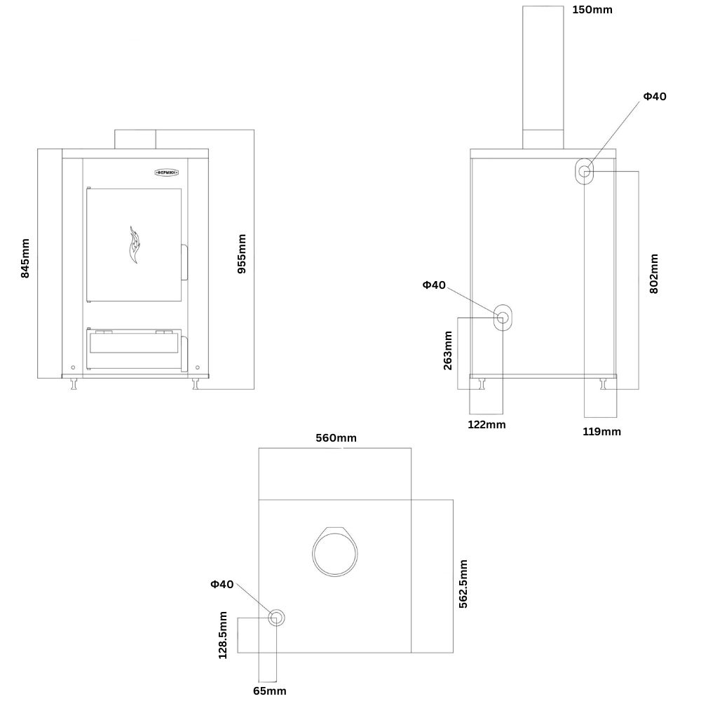 Puukattila Balkan Energy ATS HYDRO, 20 kW | Puukattilat |  |