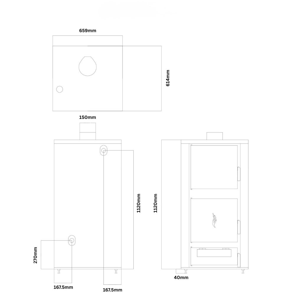 Puukattila Balkan Energy ATS HYDRO, 40 kW | Puukattilat |  |