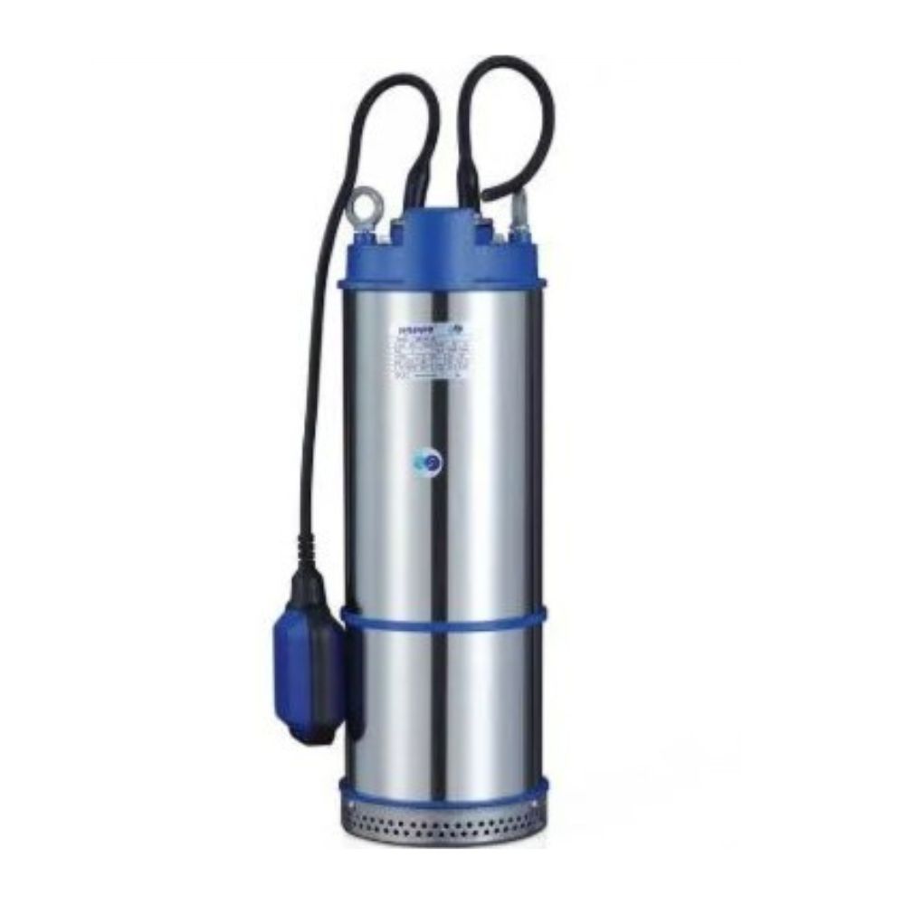 Uppopumppu ulkoisella uimurilla Electromash QDS90-4S, teho 1,1 kW, nostokorkeus 43 m, virtaus 5400 l/h, sopii kaivoihin ja muihin sovelluksiin | Uppopumppu | Vesipumppu |