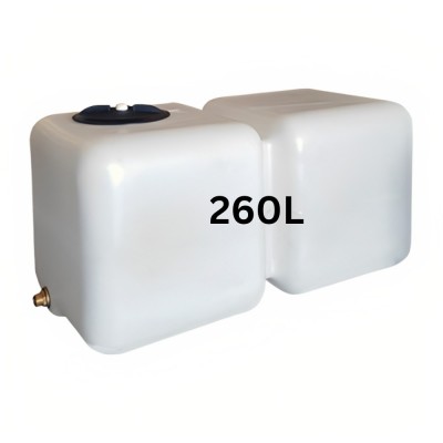 Juomavesisäiliö HydroMoby AQUA S12, vaaka 260 L (valkoinen) - Juomavesisäiliöt