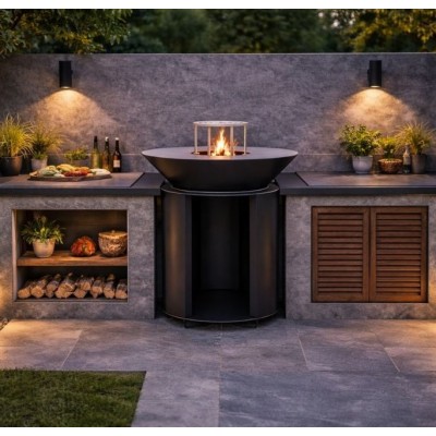 Тeräksinen hiiligrilli Balkan Energy ROUND 750 - Grilli