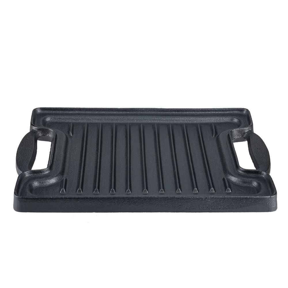 Kaksipuoleinen valurautalevy grilli, 36x25 cm |  |  |