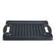 Kaksipuoleinen valurautalevy grilli, 36x25 cm |  |  |