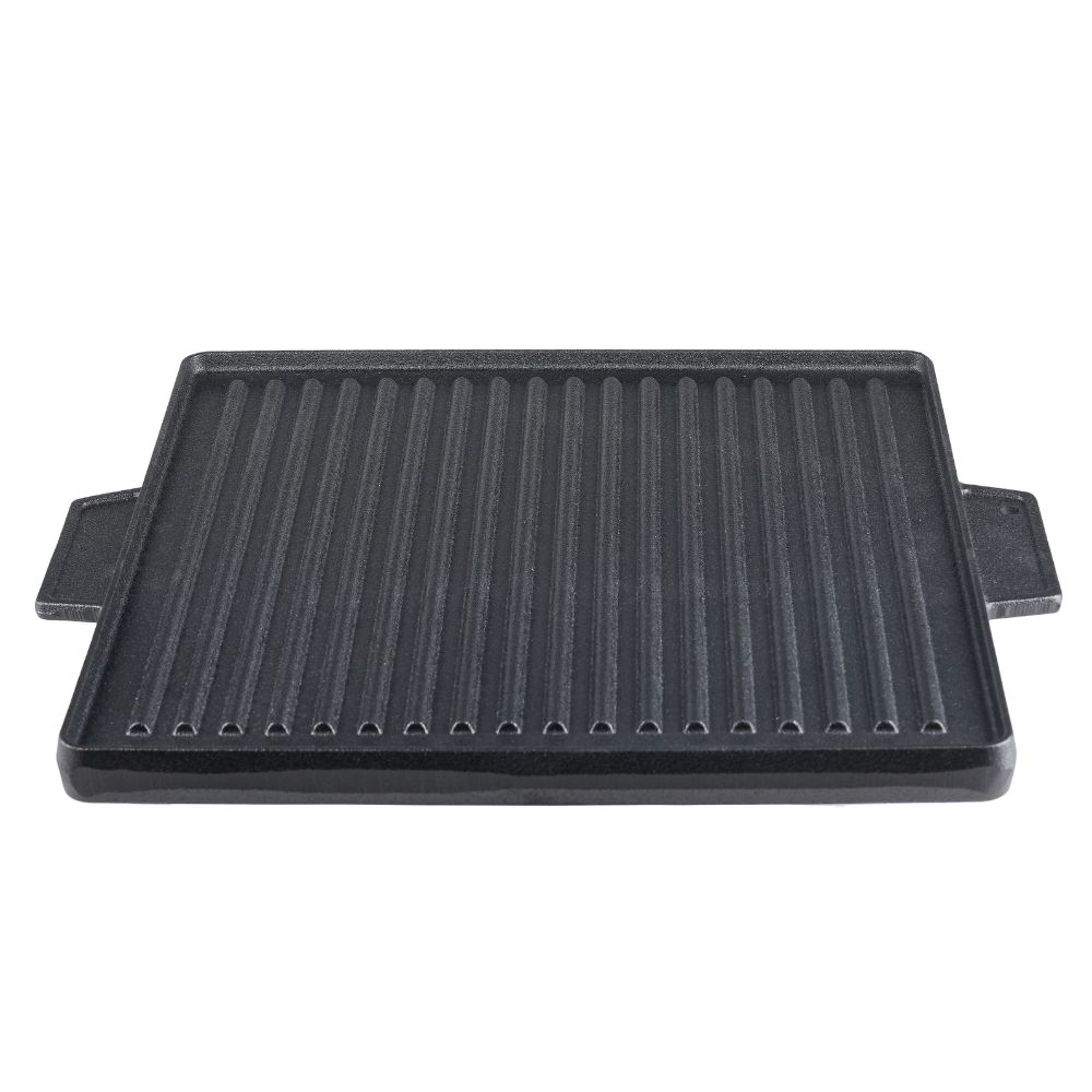 Kaksipuoleinen valurautalevy grilli, 38x38 cm |  |  |