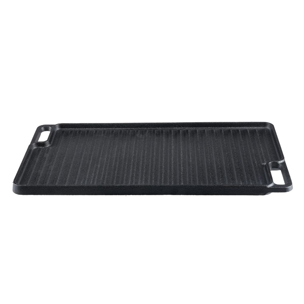 Kaksipuoleinen valurautalevy grilli, 46x26 cm |  |  |