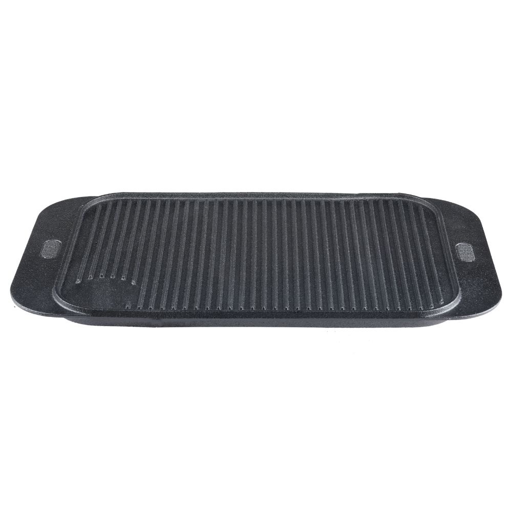 Kaksipuoleinen valurautalevy grilli, 48x26 cm |  |  |