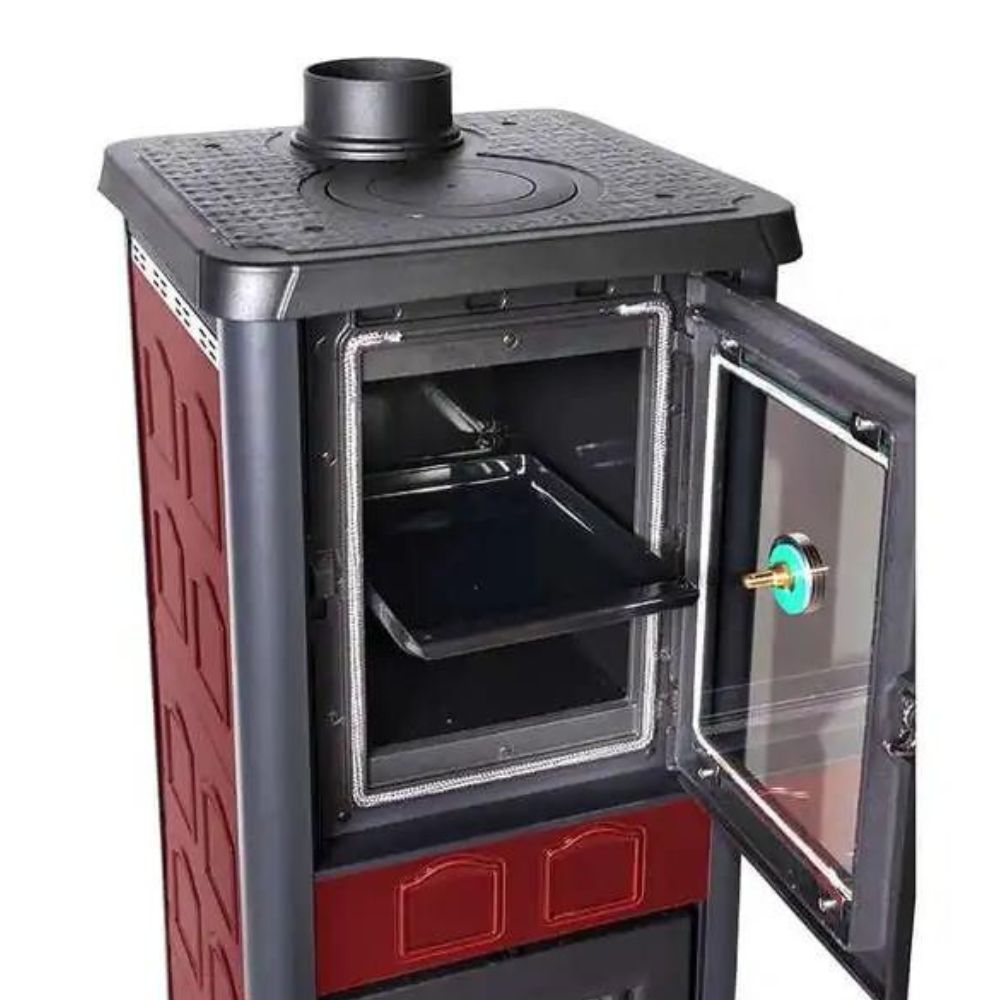 Italialainen kamiina ja kanssa uunillinen La Nordica Gemma Forno, punainen, 7.3kW | Kamiinat / Valmistakat |  |