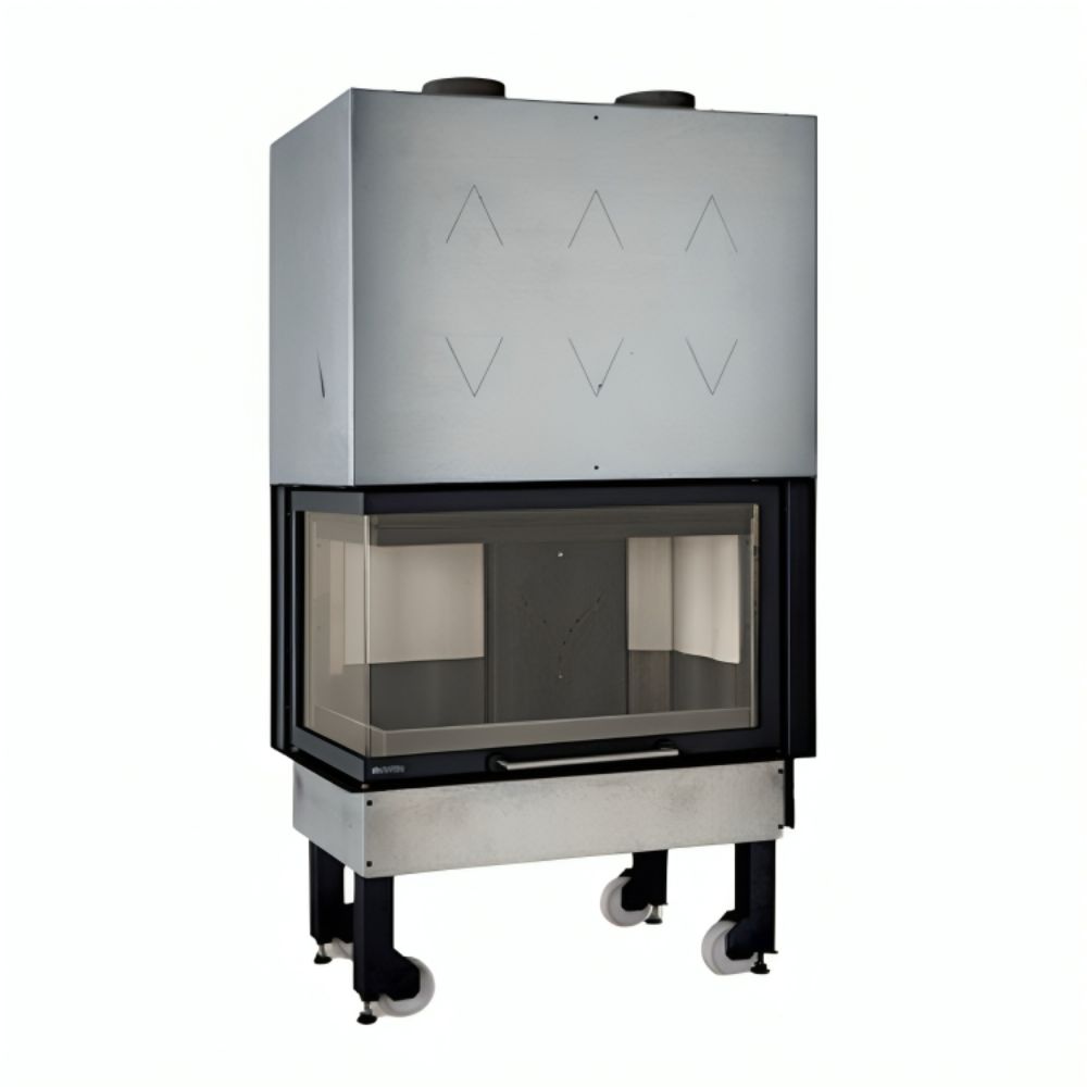 Italialainen valurautatakat La Nordica Monoblocco 800 Angolo vasemmalle, 10.0kW | Takkasydämet | Takat |