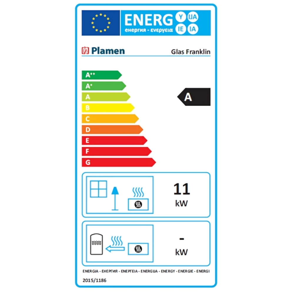 Kamiina  Plamen Glas Franklin 11kW | Valurautakamiinat | Kamiinat / Valmistakat |