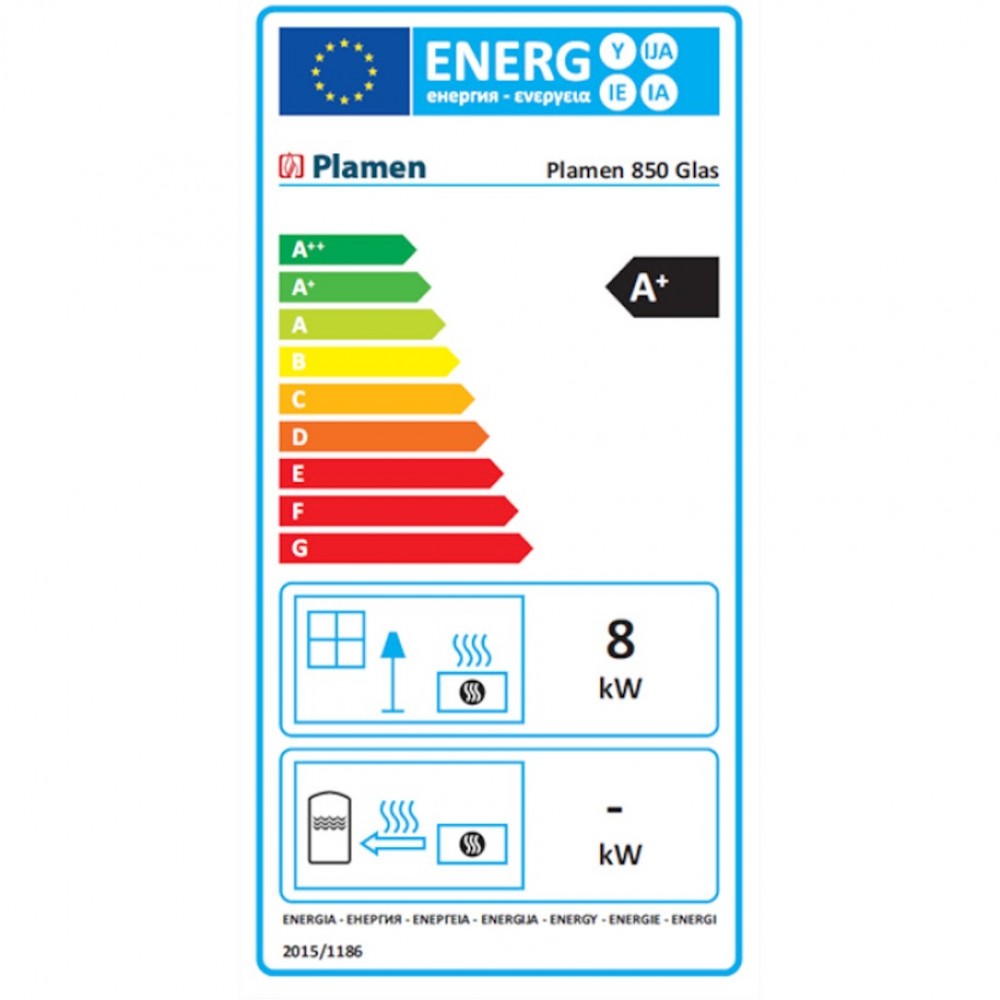 Puuhella Plamen 850 Glas N, 8.6kW | Puuhellat |  |