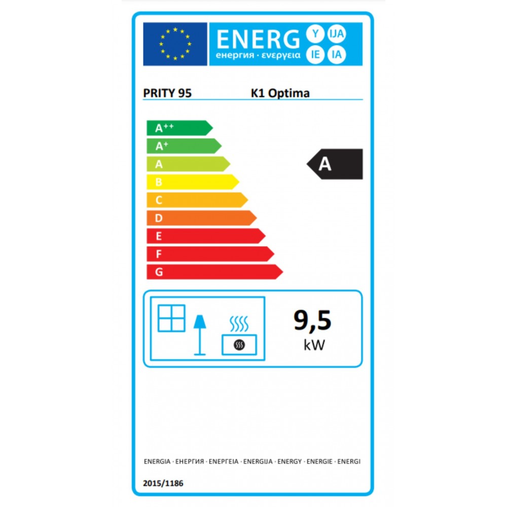 Kamiina Prity K1 Optima, 9.5 kW | Kamiinat / Valmistakat |  |