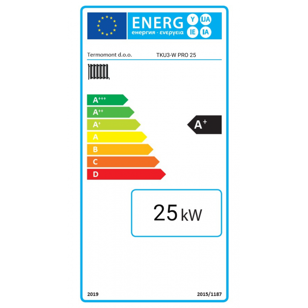 Puukattila Termomont TKU3-W PRO, 25 kW | Puukattilat | Puu |