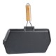 Valurautainen grillipannu taitettavalla puukahvalla, 35x21 cm |  |  |