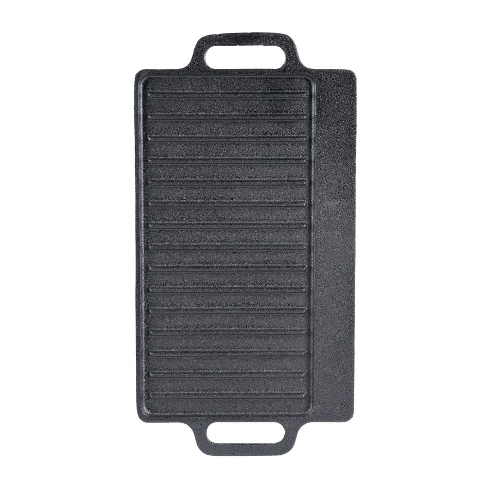 Kaksipuoleinen valurautalevy grilli, 33x20 cm |  |  |
