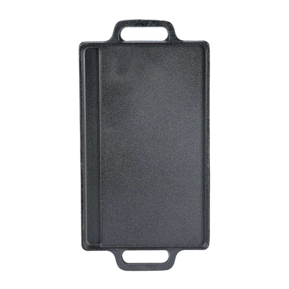 Kaksipuoleinen valurautalevy grilli, 33x20 cm |  |  |