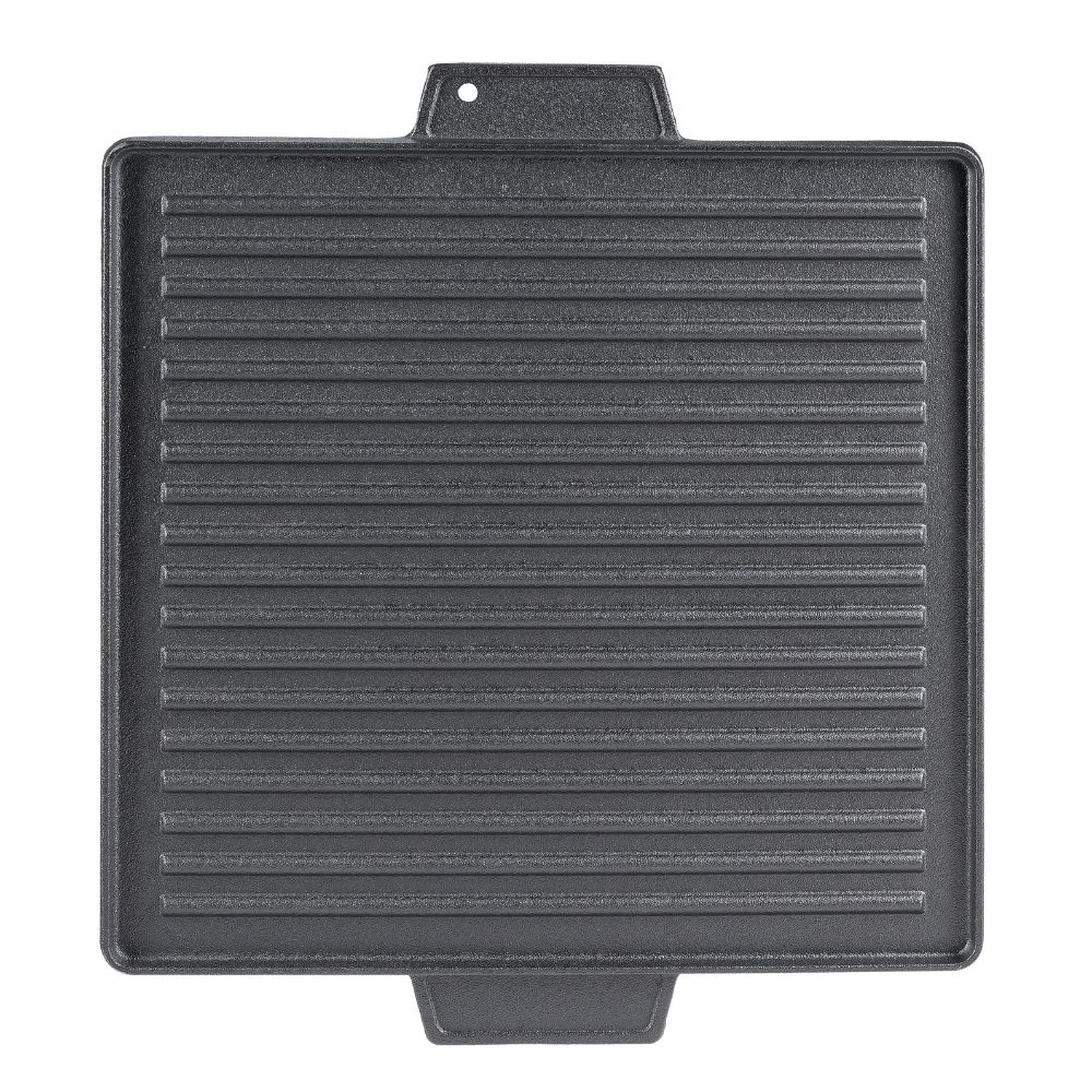 Kaksipuoleinen valurautalevy grilli, 38x38 cm |  |  |