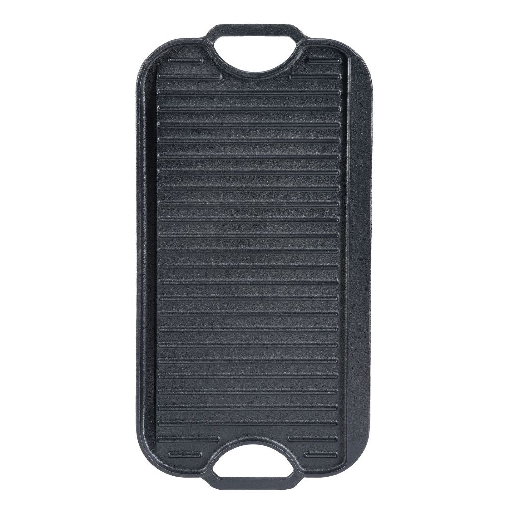 Kaksipuoleinen valurautalevy grilli, 51x26 cm |  |  |