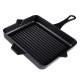 Emaloitu valurautainen grillipannu Hosse, Black Onyx, 26x32cm | Valurautainen grillipannu | Valurautapannu |