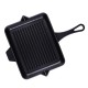 Emaloitu valurautainen grillipannu Hosse, Black Onyx, 26x32cm | Valurautainen grillipannu | Valurautapannu |