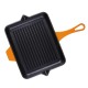 Emaloitu valurautainen grillipannu Hosse, Dijon, 26x32cm | Valurautainen grillipannu | Valurautapannu |