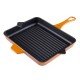 Emaloitu valurautainen grillipannu Hosse, Dijon, 26x32cm | Valurautainen grillipannu | Valurautapannu |