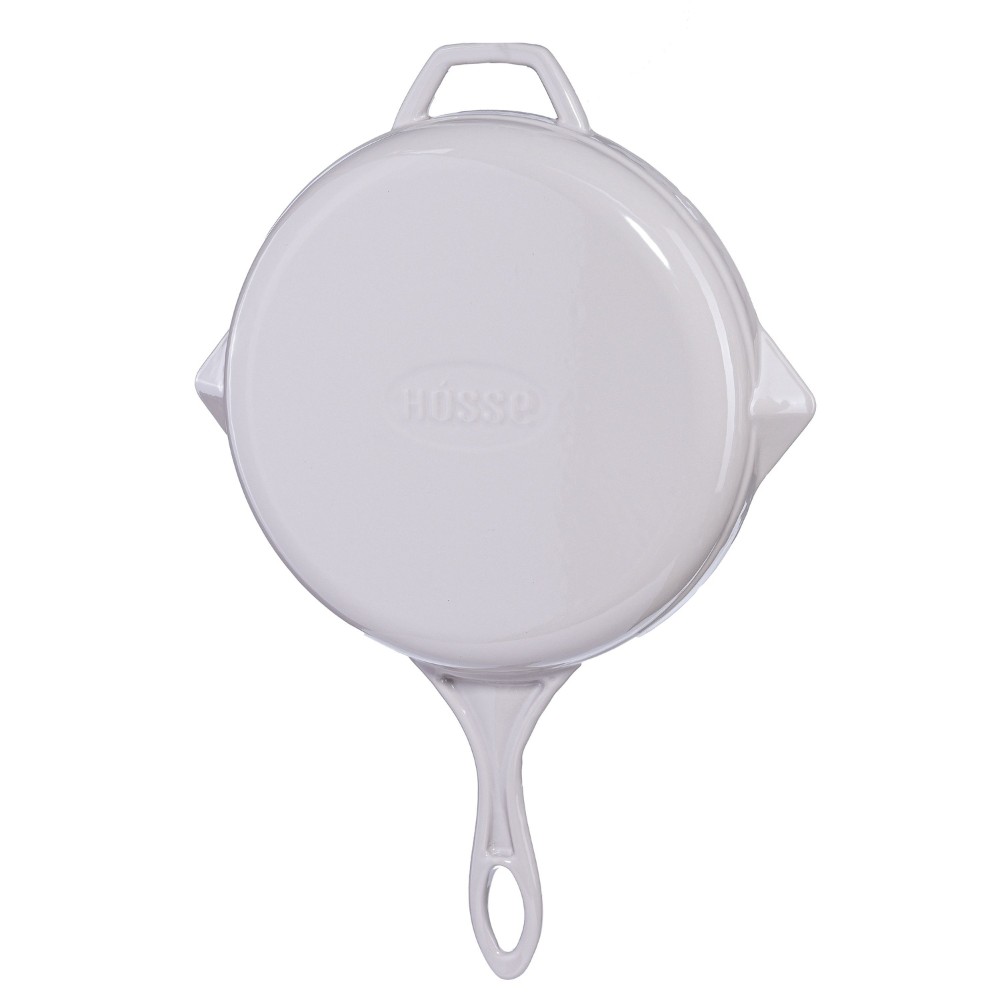 Emaloitu valurautapannu Hosse, Ivory, Ф28cm | Tasainen valurautapannu | Valurautapannu |