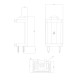Kaasutakka Velmora Fire GAS STANDING PANORAMA, 3.9kW - 6.0kW | Kaasutakat | Takat |