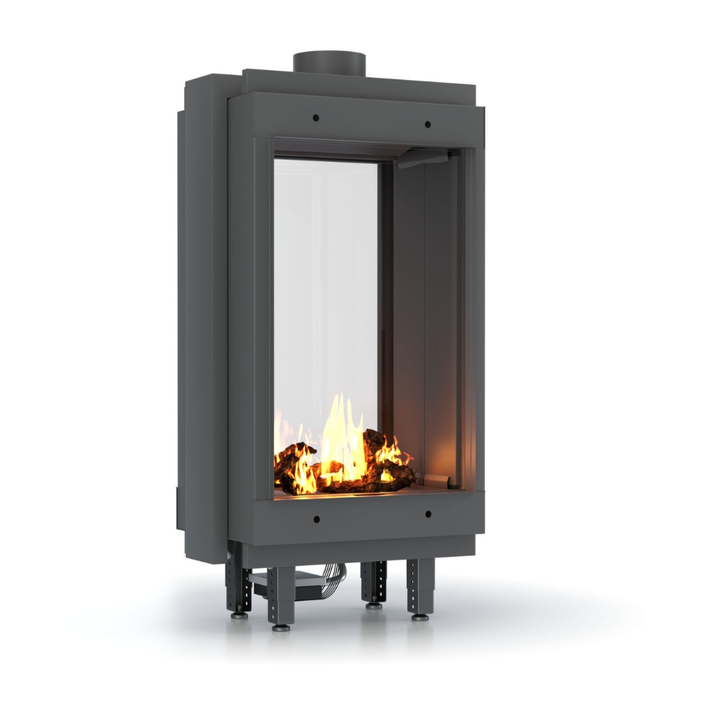 Kaasutakka Velmora Fire GAS STANDING TUNNEL, 3.9kW - 6.0kW | Kaasutakat | Takat |
