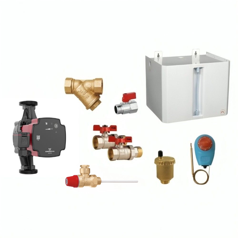 Hydraulisarja avoimeen keskuslämmitysjärjestelmään | Hydraulisarjat | Keskuslämmitys |