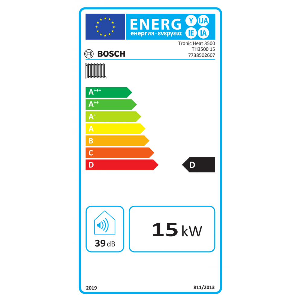 Bosch TRONIC HEAT 3500, 15 kW sähkökattila lämmitykseen ja käyttöveden tuottamiseen | Sähkökattilat |  |
