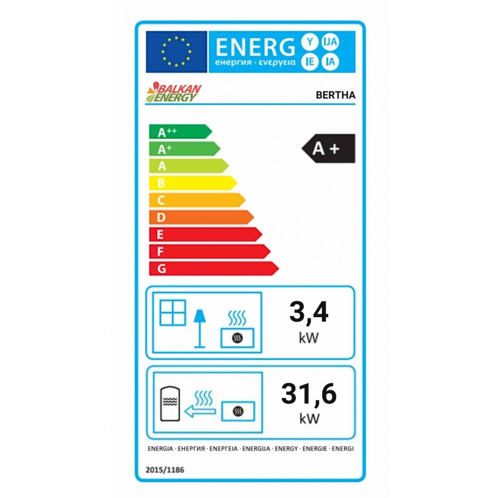 Vesikiertoinen pellettitakka Balkan Energy Bertha, 35 kW | Vesikiertoinen pellettitakat | Pellettitakat |