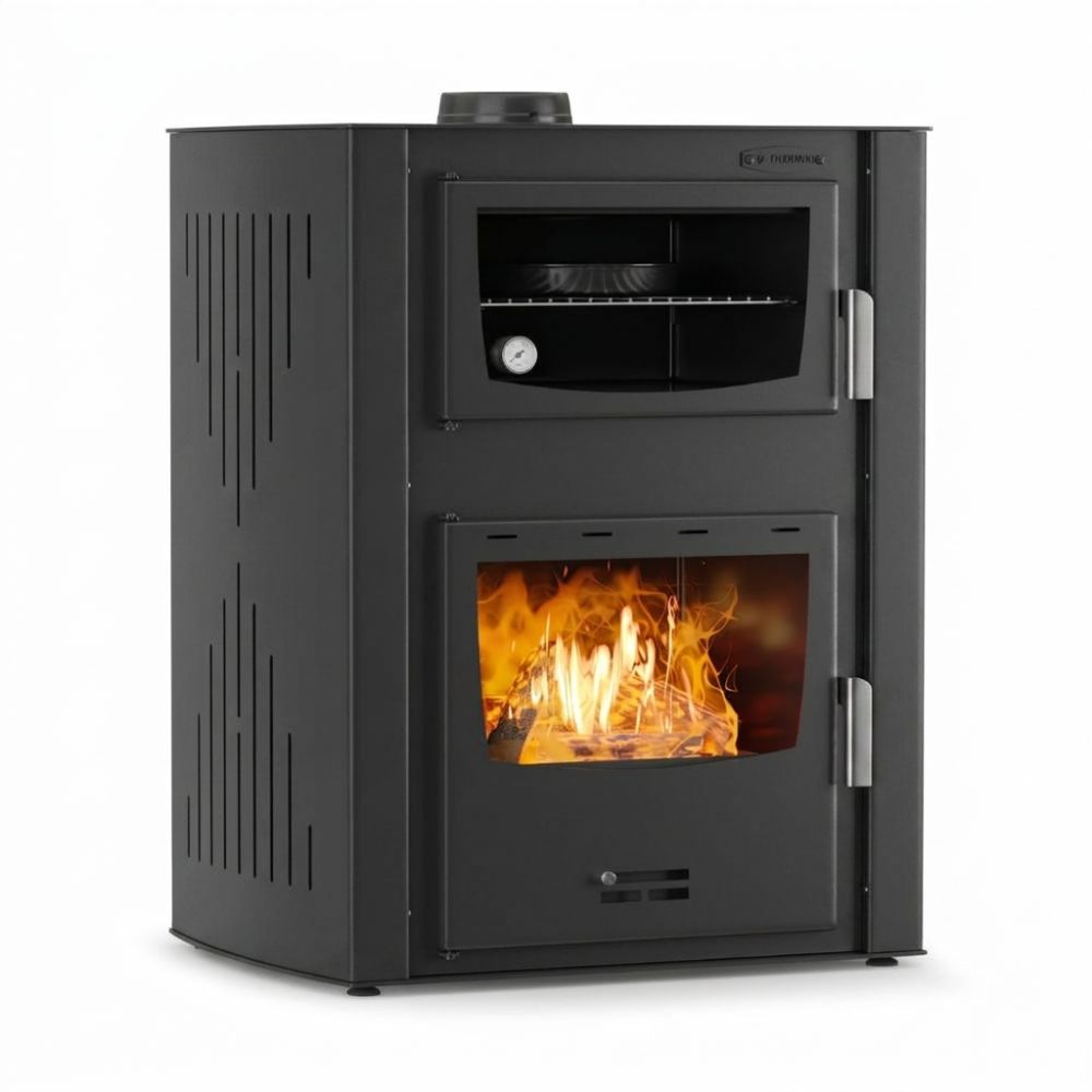Vesikiertokamiina ja kanssa uunillinen Velmora Fire ATS HYDRO ΜΑSΙΝΑ 90-30 musta, 35kW | Vesikiertokamiinat | Kamiinat / Valmistakat |