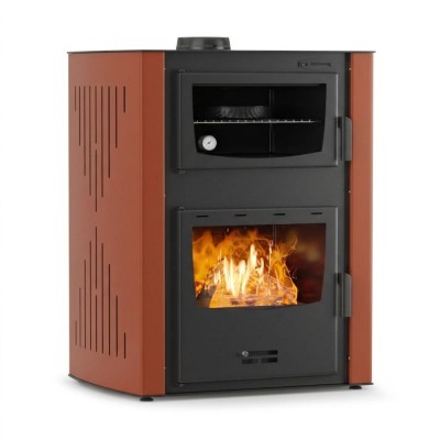 Vesikiertokamiina ja kanssa uunillinen Velmora Fire ATS HYDRO ΜΑSΙΝΑ 90-30 terrakotta, 35kW - Kamiinat / Valmistakat