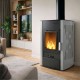 Vesikiertokamiina Velmora Fire ATS HYDRO harmaa, 25kW | Vesikiertokamiinat | Kamiinat / Valmistakat |
